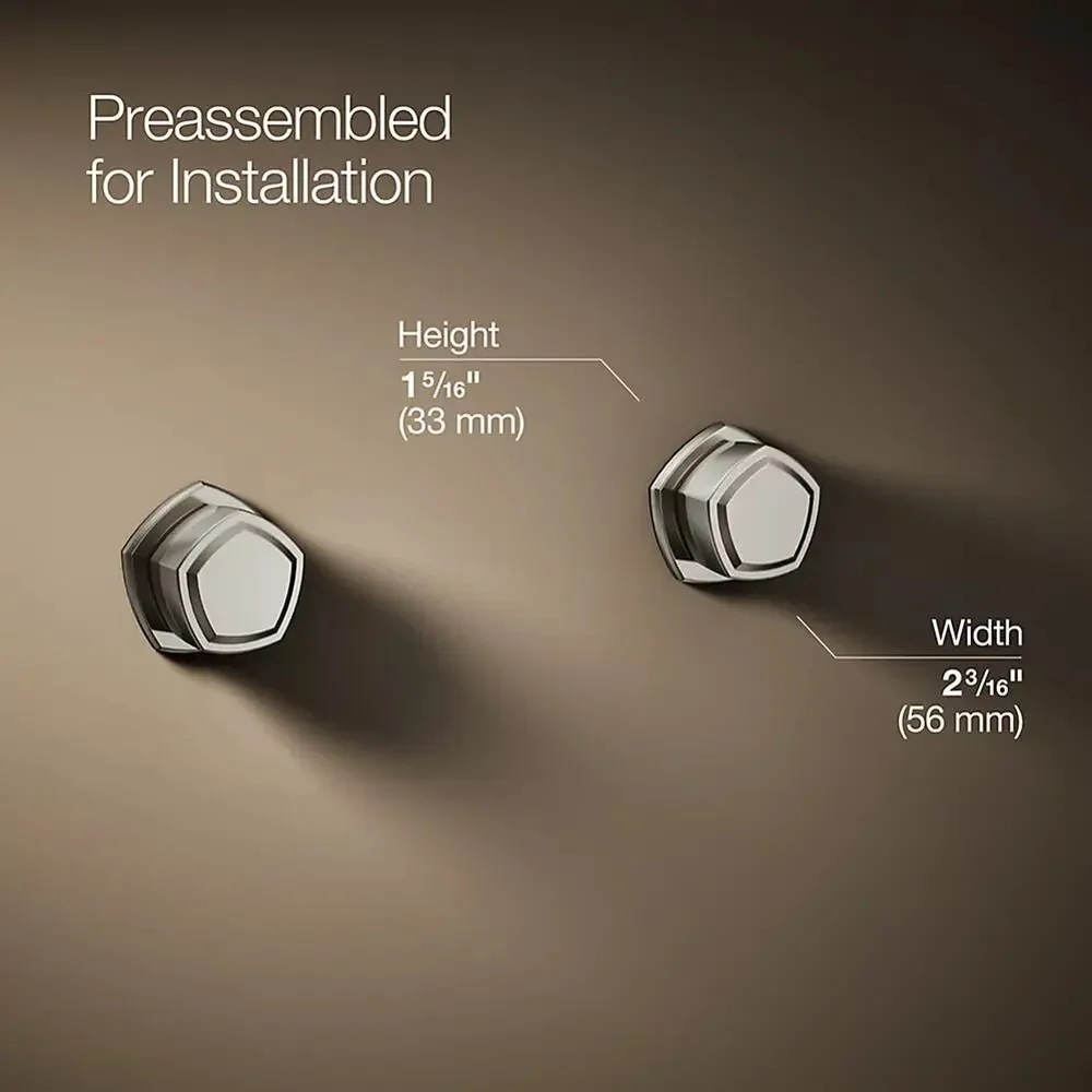 Kohler K-T27013-9-BL Occasion Wall Mount Faucet Knob Trim
